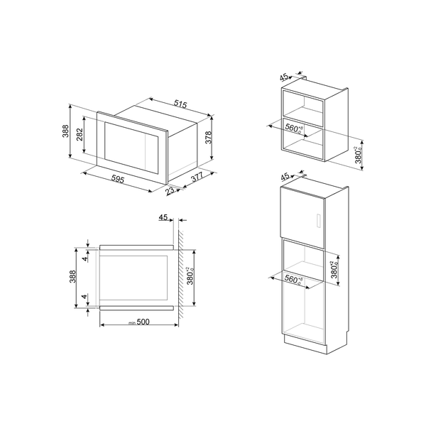 Smeg Classic Microwave