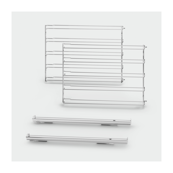 Smeg GTP 1 level telescopic guide rails - partially extractable