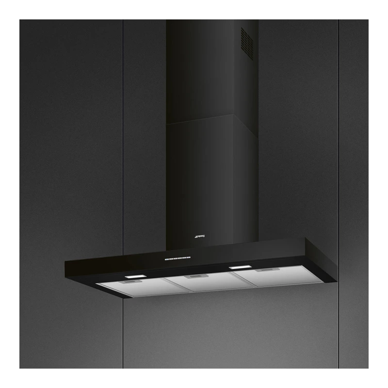 Smeg KBT900BL 90cm Chimney Cooker Hood