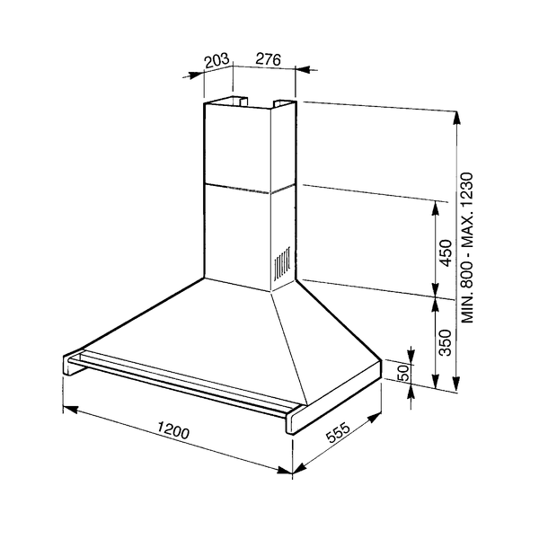Smeg Opera Chimney Hood