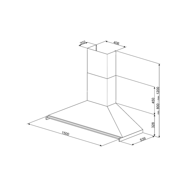 Smeg Opera Chimney Hood