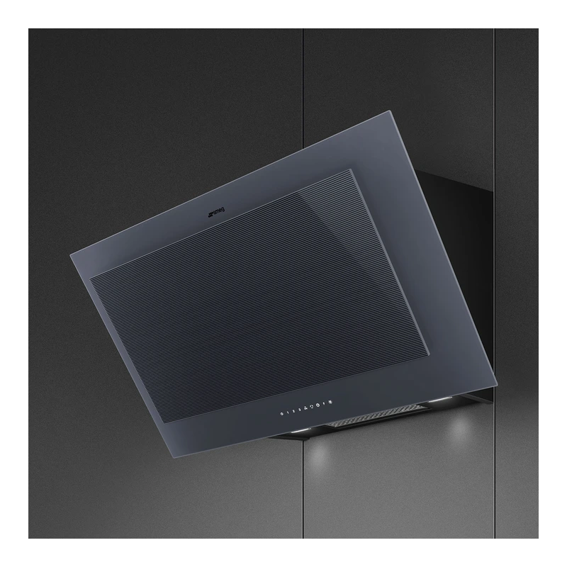 Smeg KV194G Linea Angled Chimney Hood