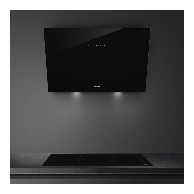 Smeg KV394N Angled Chimney Hood