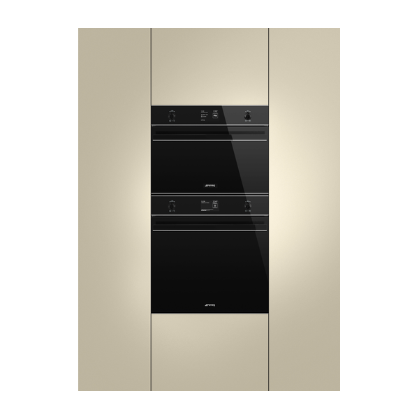 Smeg PR3845N Black Spacer Cover For Furniture (column installation of more