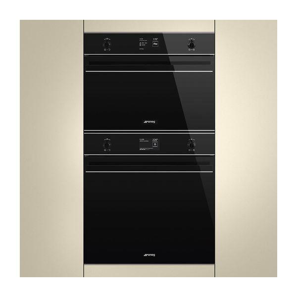 Smeg PR3845N Black Spacer Cover For Furniture (column installation of more