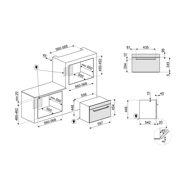 Smeg Cucina Microwave Combi