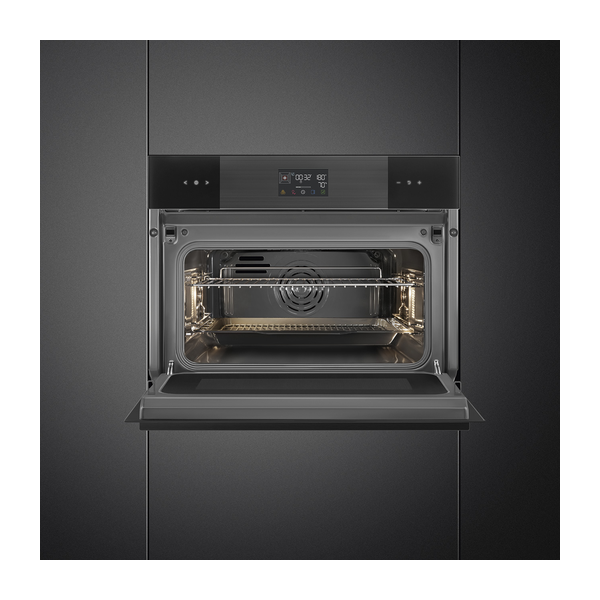 Smeg SO4102M1B3 Linea Microwave Combi