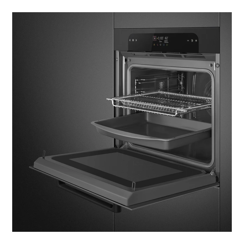 Smeg SO6202M2BI Musa Speedwave XL Single Oven inc Microwave