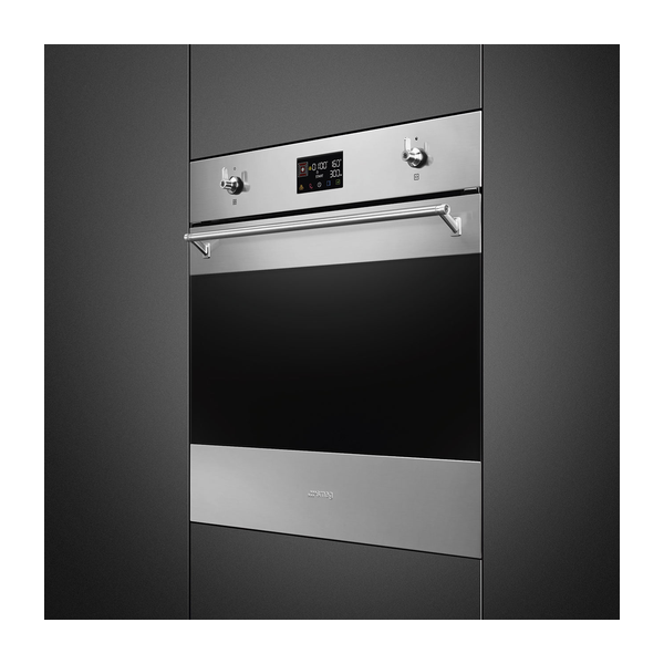 Smeg SO6302M2X Classic Single Oven inc Microwave