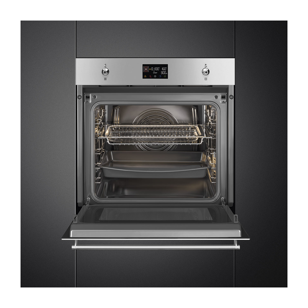 Smeg SO6302M2X Classic Single Oven inc Microwave