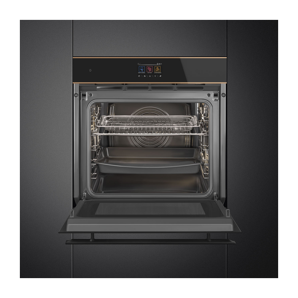 Smeg SO6604M2PNR Dolce Stil Novo Single Oven inc Microwave