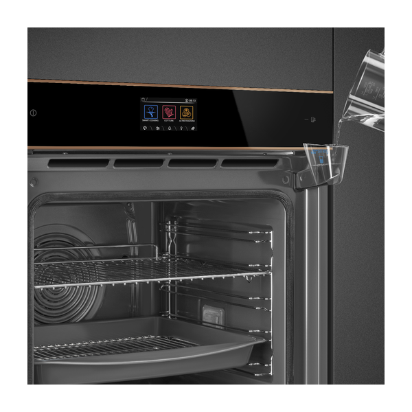 Smeg SOP6604S2PNR Dolce Stil Novo Single Oven inc Pulse Steam