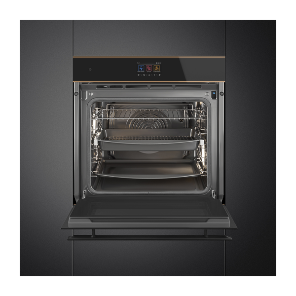 Smeg SOP6604S2PNR Dolce Stil Novo Single Oven inc Pulse Steam