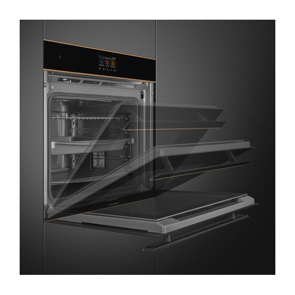 Smeg SOP6604S2PNR Dolce Stil Novo Single Oven inc Pulse Steam