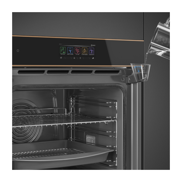 Smeg SOP6606S2PNR Dolce Stil Novo Single Oven inc Steam
