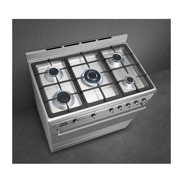 Smeg SUK91MFX9 Concert Dual Fuel Range Cooker