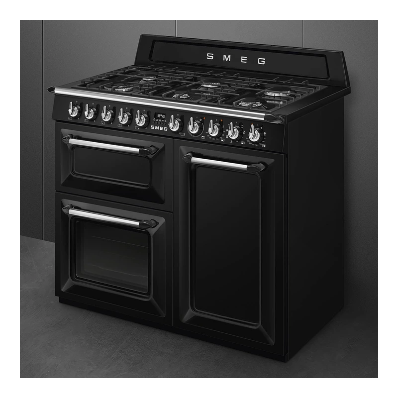 Smeg TR103BL Victoria Dual Fuel Range Cooker