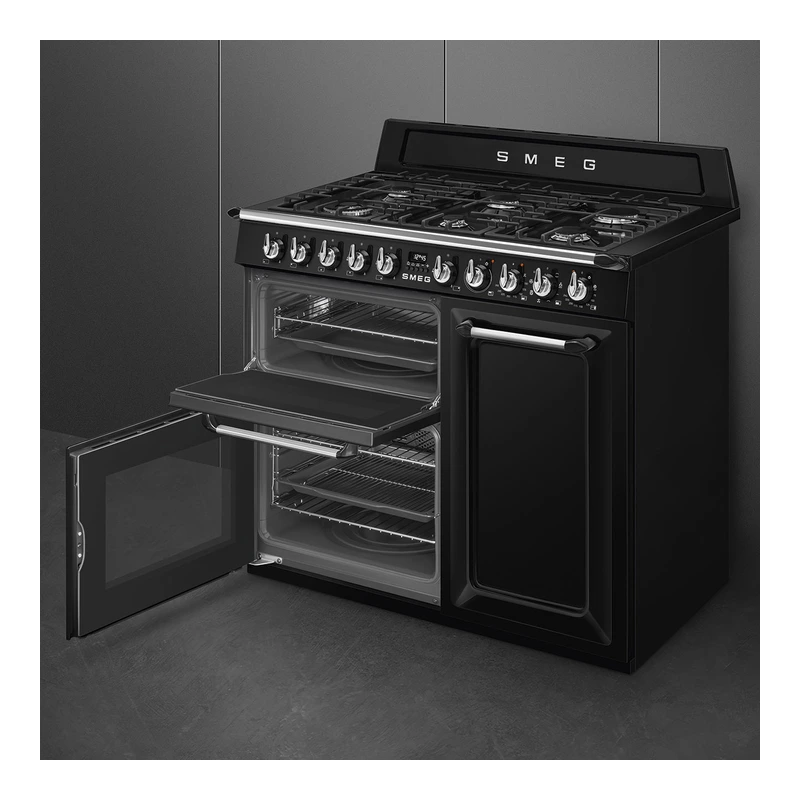 Smeg TR103BL Victoria Dual Fuel Range Cooker