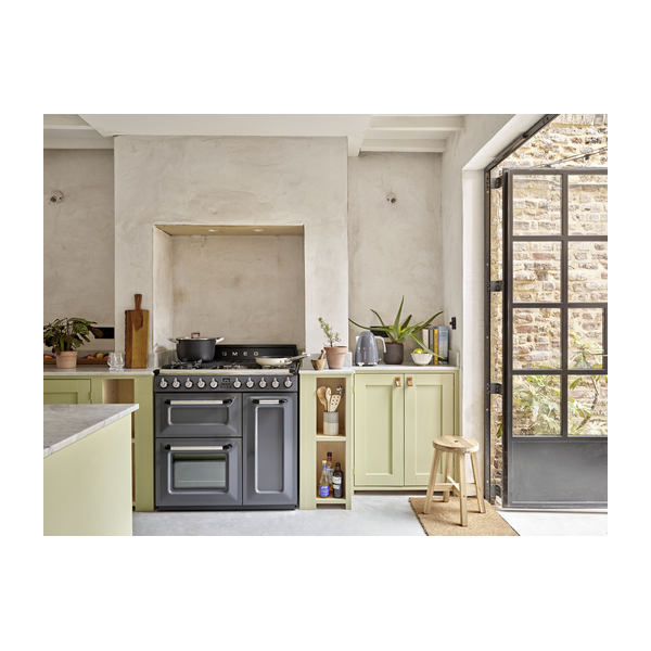 Smeg TR103GR Victoria Dual Fuel Range Cooker