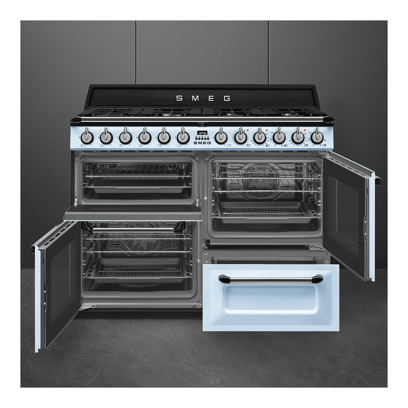 Smeg TR4110AZ 110cm Victoria Dual Fuel Multifunction Range Cooker