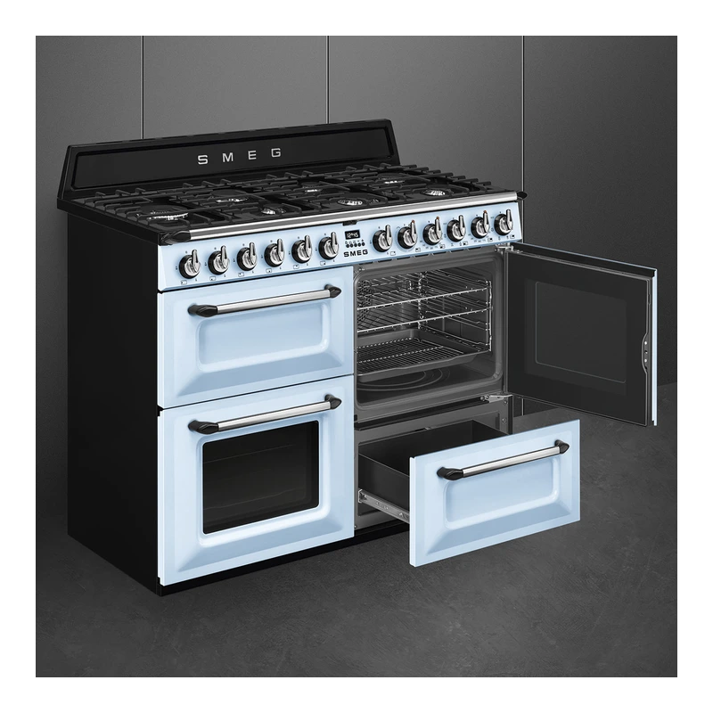 Smeg TR4110AZ 110cm Victoria Dual Fuel Multifunction Range Cooker