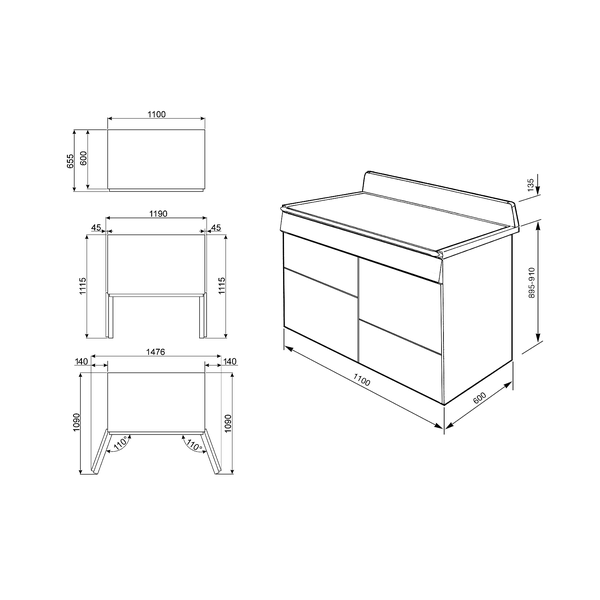 Smeg TR4110AZ 110cm Victoria Dual Fuel Multifunction Range Cooker