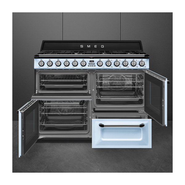 Smeg TR4110AZ 110cm Victoria Dual Fuel Multifunction Range Cooker