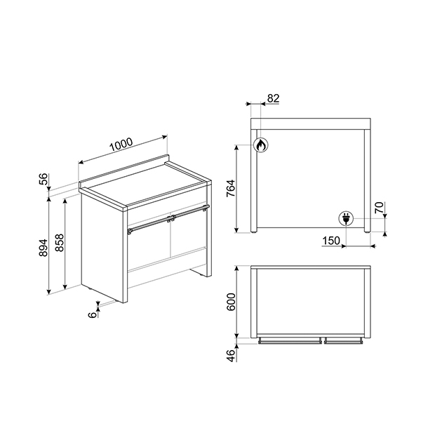 Smeg A2PY-81 Opera Range Cooker-1.jpg