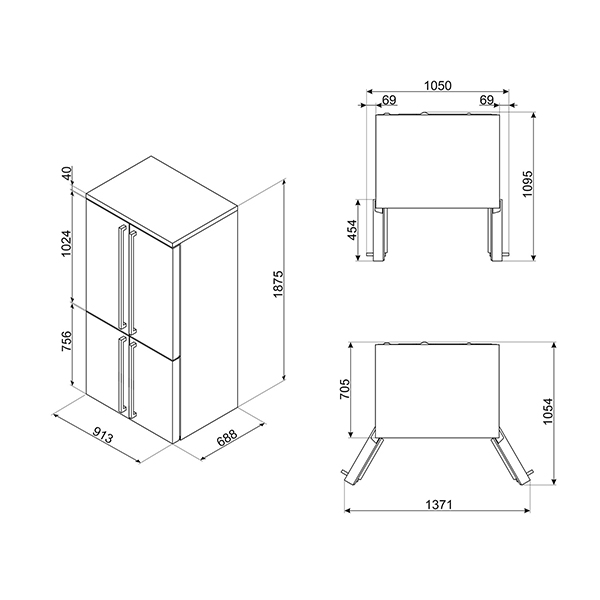 Smeg FQ960BL5 Fridge Freezer-1.jpg