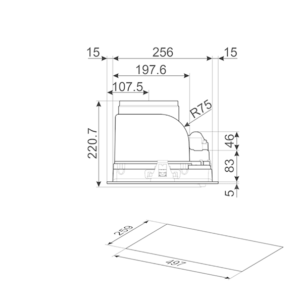 Smeg KI52E3 Cooker Hood-diagram 2.jpg