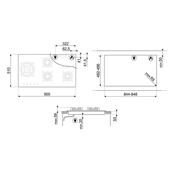 Smeg PV695LCNR gas hob-1.jpg
