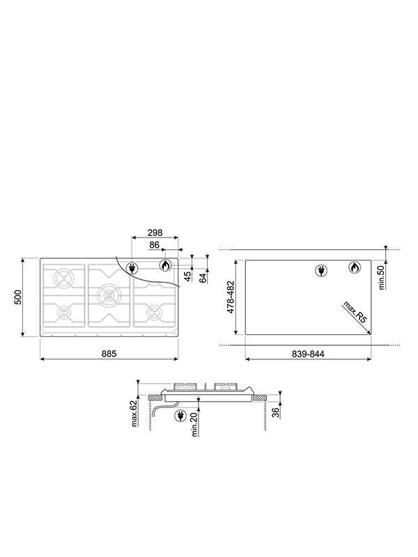 Smeg SRV596GH5 Hob-1.jpg