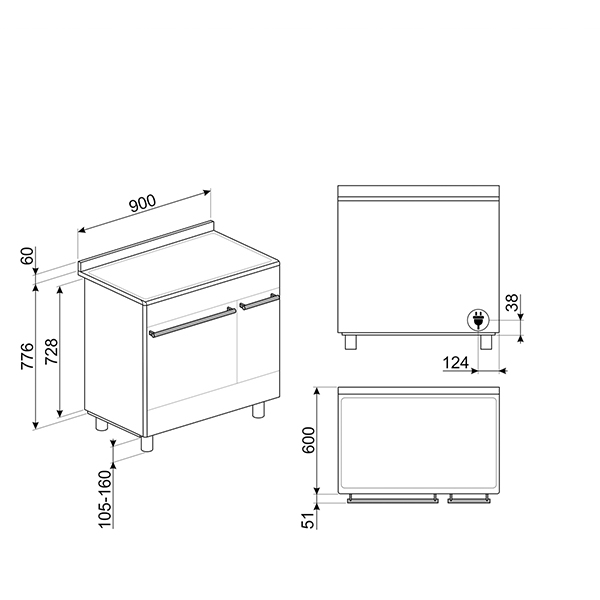 Smeg SUK92CMX9  Range Cooker-1.jpg