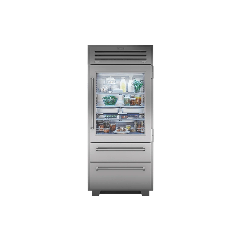 Sub Zero ICBPRO3650GLH ICBPRO3650G-LG Pro Series Fridge Freezer