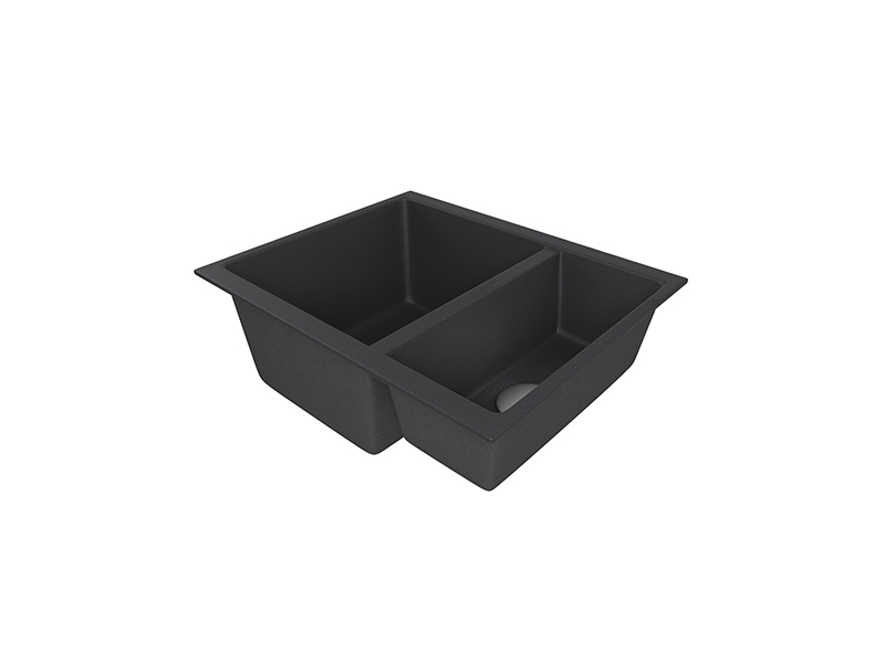1810 CavaDuo 335/155U Purquartz Undermount Sink