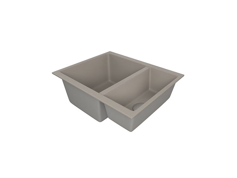 1810 CavaDuo 335/155U Purquartz Undermount Sink