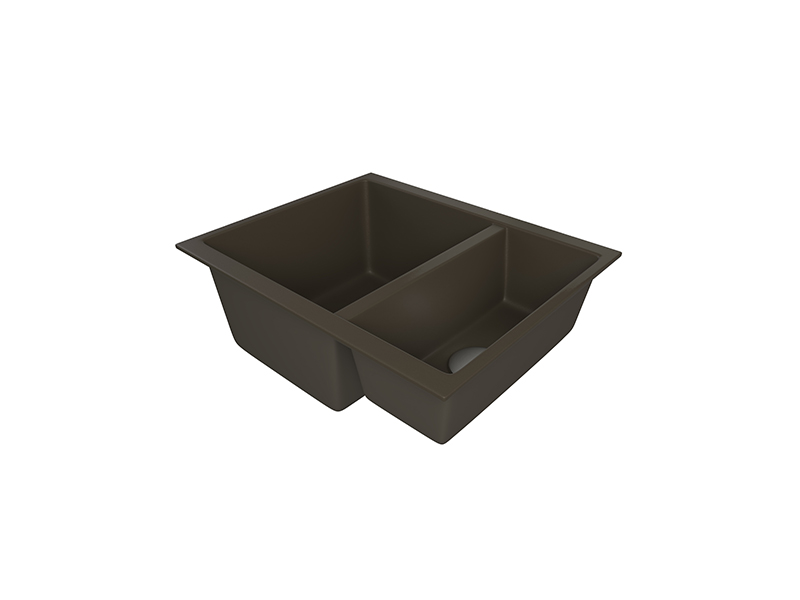 1810 CavaDuo 335/155U Purquartz Undermount Sink