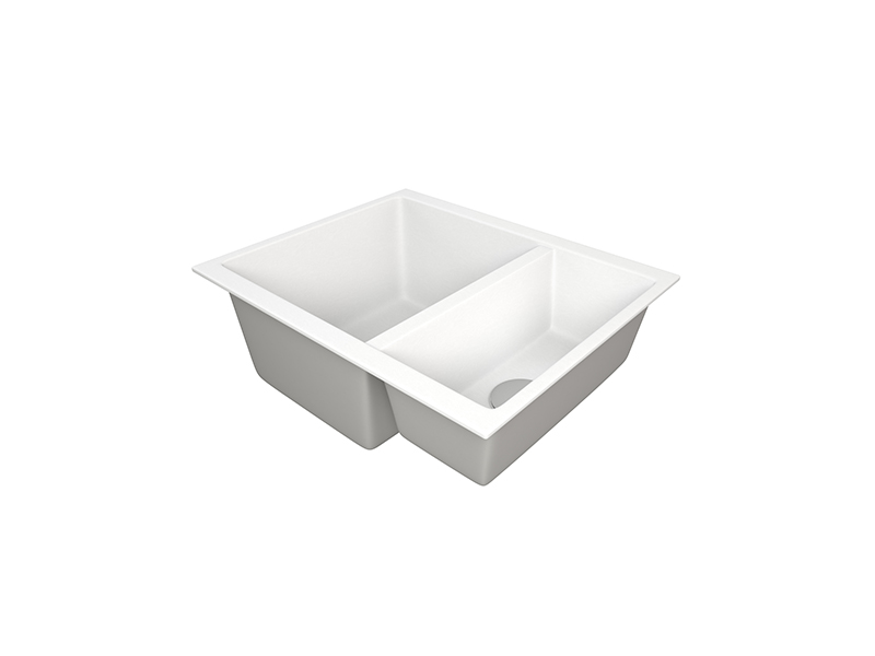 1810 CavaDuo 335/155U Purquartz Undermount Sink