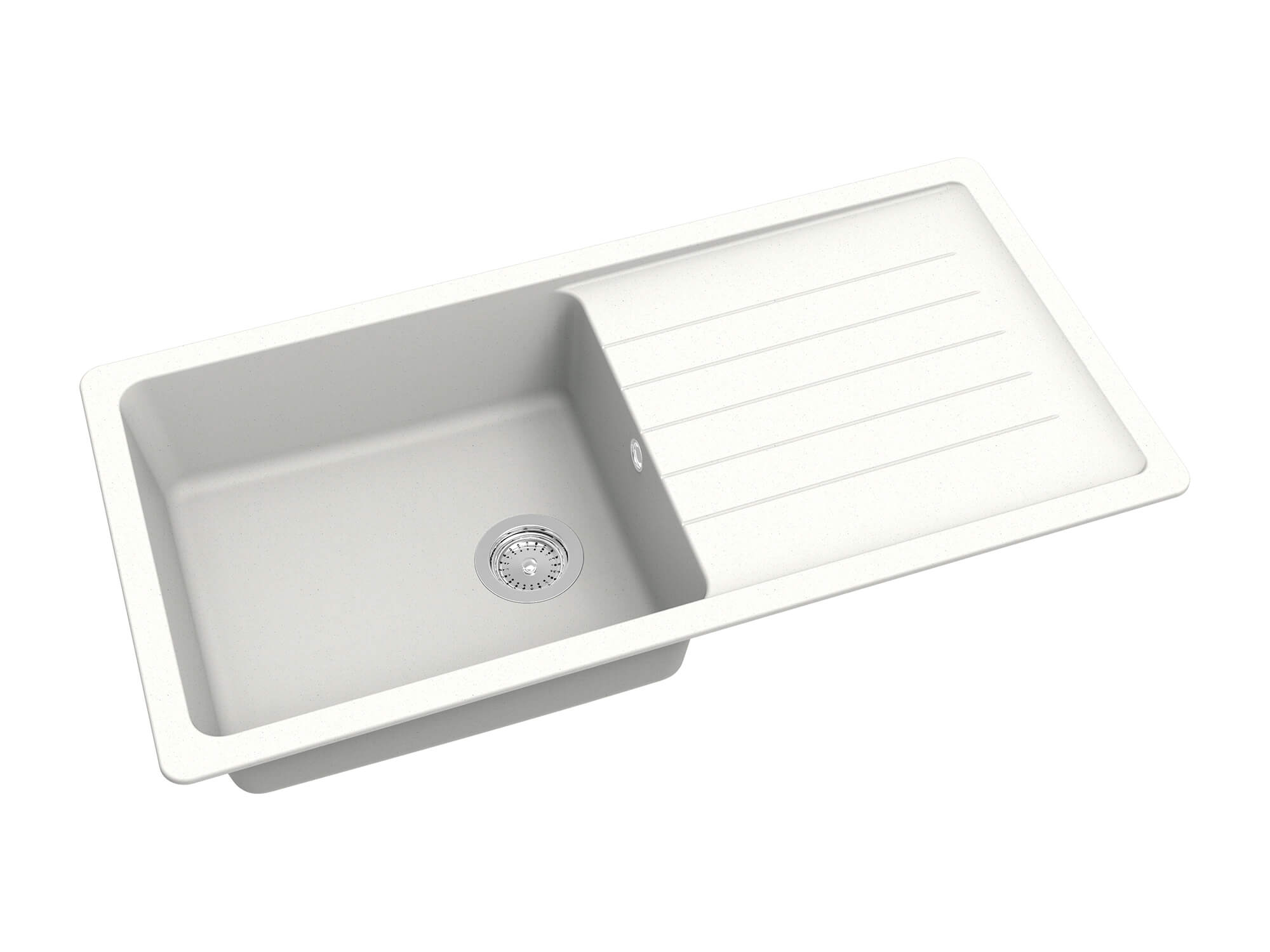 1810 DeltaDuo 100i Large Purquartz Inset Sink & Drainer Category: 1.0 Bowl & Drainer