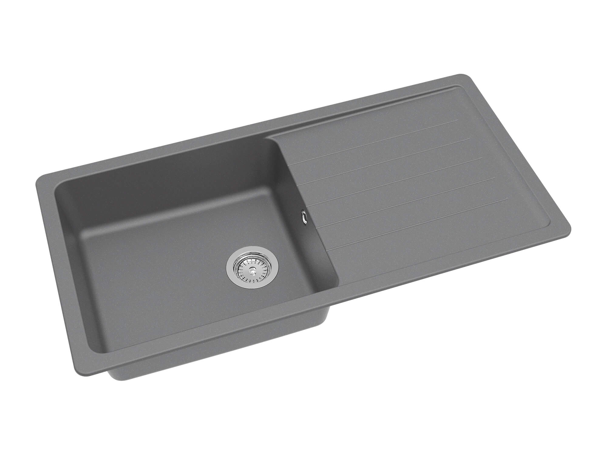 1810 DeltaDuo 100i Large Purquartz Inset Sink & Drainer