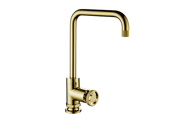 HENRY HOLT COLLECTION SINGLE LEVER GOLD BRASS