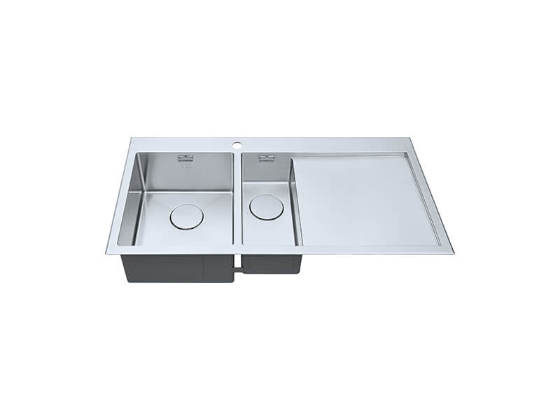 1810 RazorDuo10 6IF Inset Sink & Drainer