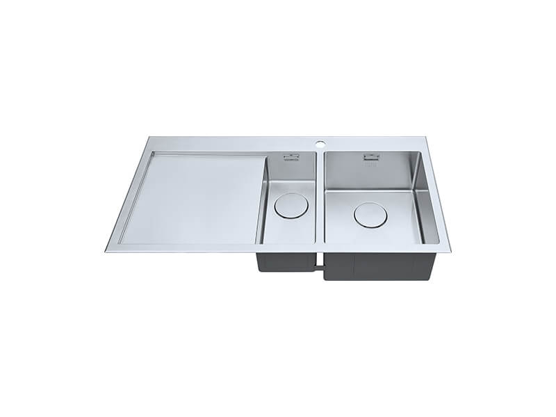 1810 RazorDuo10 6IF Inset Sink & Drainer