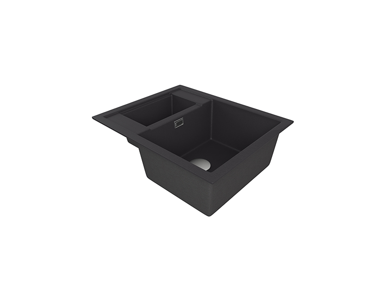 1810 ShardDuo 615 Purquartz Inset Sink
