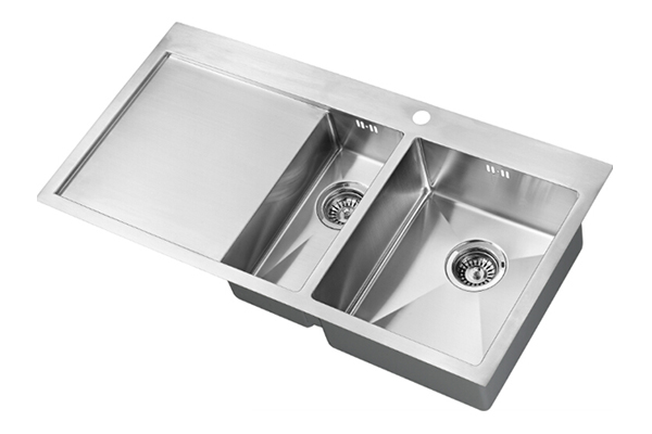 1810 ZenDuo15 6IF Inset Sink & Drainer