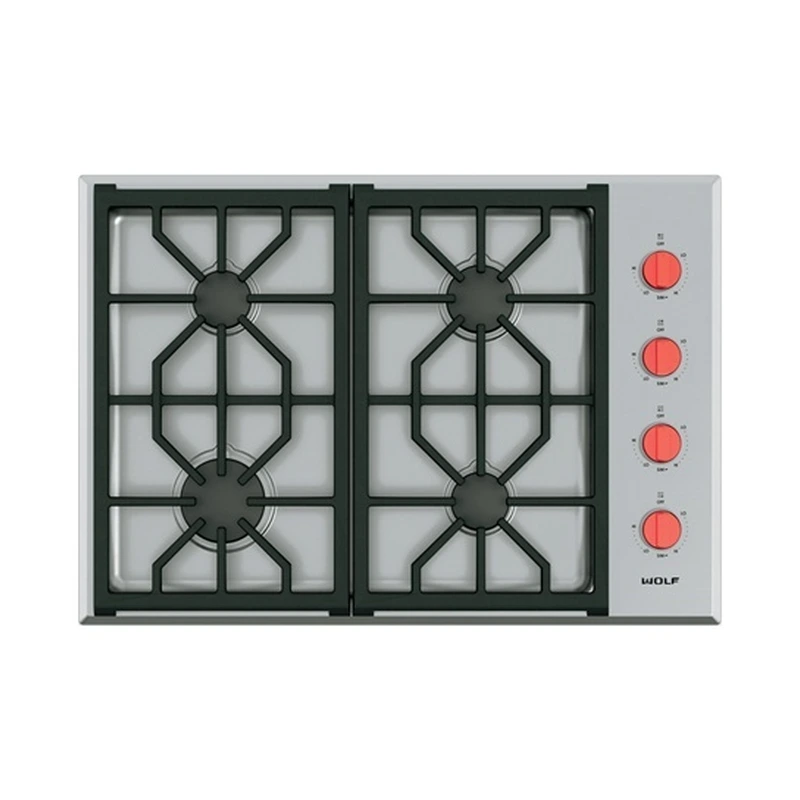 Wolf ICBCG304PSLP Professional Gas Hob