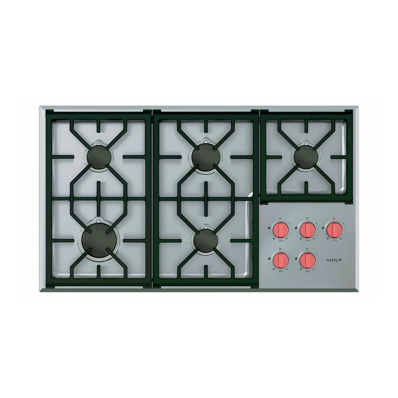 Wolf ICBCG365PSLP Professional Gas Hob