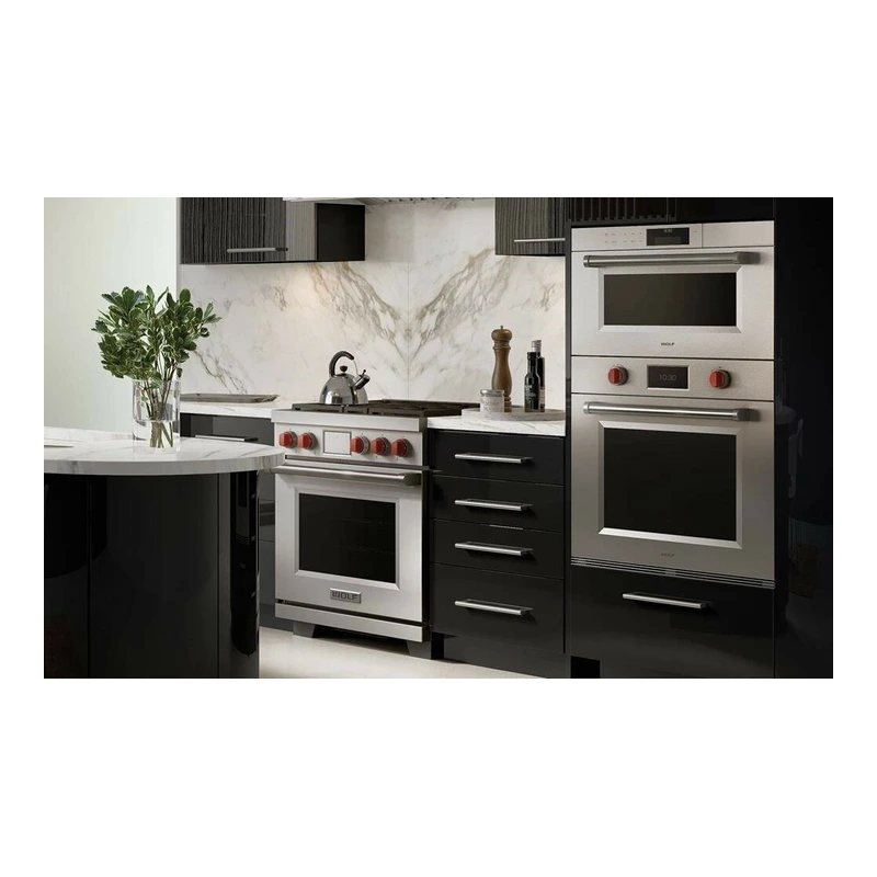 Wolf ICBDF30450SP Dual Fuel Range Cooker - 4 Burner