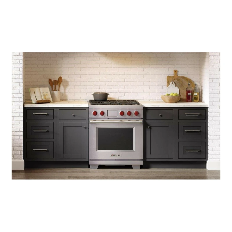 Wolf ICBDF30450SP Dual Fuel Range Cooker - 4 Burner