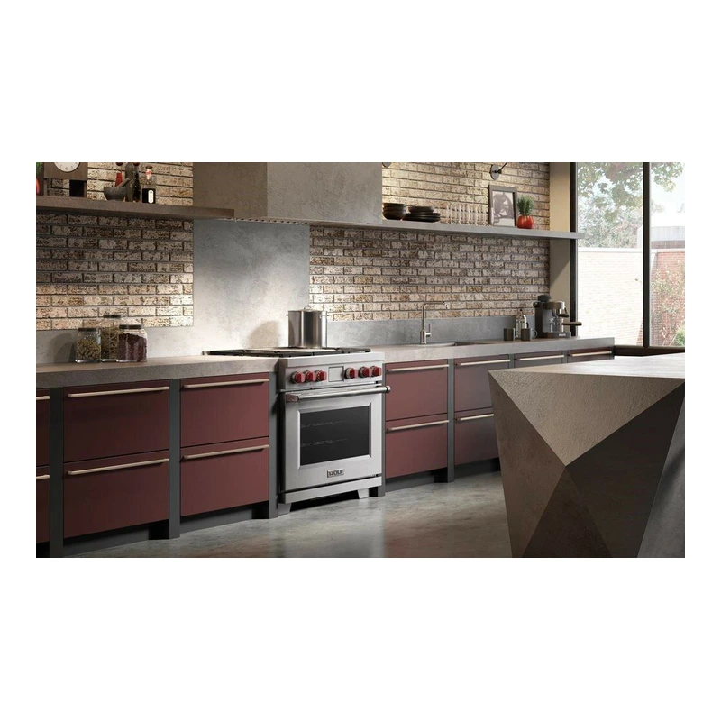 Wolf ICBDF36450GSP Dual Fuel Range Cooker - 4 Burner inc Griddle